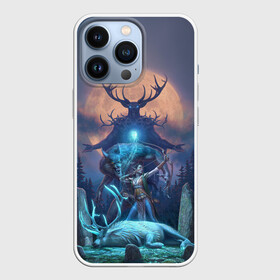 Чехол для iPhone 13 Pro с принтом The Elder Scrolls в городе Новоалтайск,  |  | Тематика изображения на принте: art | deer | elf | forest | game | magic | moon | night | the elder scrolls | the elder scrolls online | werewolves | wolves | арт | волки | игра | лес | луна | магия | ночь | оборотни | олень | эльф