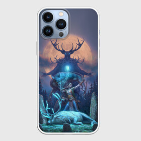 Чехол для iPhone 13 Pro Max с принтом The Elder Scrolls в городе Новоалтайск,  |  | Тематика изображения на принте: art | deer | elf | forest | game | magic | moon | night | the elder scrolls | the elder scrolls online | werewolves | wolves | арт | волки | игра | лес | луна | магия | ночь | оборотни | олень | эльф