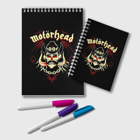 Блокнот с принтом Angry Lemmy в городе Новоалтайск, 100% бумага | 48 листов, плотность листов — 60 г/м2, плотность картонной обложки — 250 г/м2. Листы скреплены удобной пружинной спиралью. Цвет линий — светло-серый
 | alternative | metall | motorhead | music | rock | альтернатива | лемми | металл | моторхед | моторхэд | музыка | рок