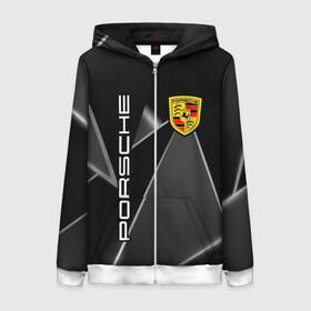 Женская толстовка 3D на молнии с принтом Порше / Porsche в городе Новоалтайск, 100% полиэстер | длина до линии бедра, манжеты и пояс оформлены мягкой тканевой резинкой, двухслойный капюшон со шнурком для регулировки, спереди молния, по бокам два кармана | auto | car | porche | porsche | porshe | авто | логотипы автомобилей | машина | мужчинам | немецкие авто | порш | порш каен | порше | порше каен | скорость | тачка