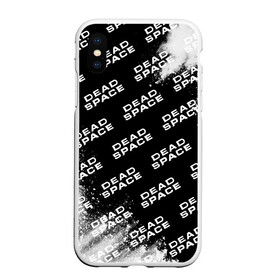 Чехол для iPhone XS Max матовый с принтом Dead Space - Exposion (Pattern) в городе Новоалтайск, Силикон | Область печати: задняя сторона чехла, без боковых панелей | dead | deadspace | game | games | logo | space | взрыв | дэд | дэдспейс | знак | космос | краска | лого | мертвый | паттерн | символ | спейс