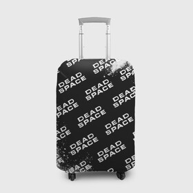Чехол для чемодана 3D с принтом Dead Space - Exposion (Pattern) в городе Новоалтайск, 86% полиэфир, 14% спандекс | двустороннее нанесение принта, прорези для ручек и колес | dead | deadspace | game | games | logo | space | взрыв | дэд | дэдспейс | знак | космос | краска | лого | мертвый | паттерн | символ | спейс