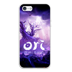 Чехол для iPhone 5/5S матовый с принтом Ori and the Will of the Wisps в городе Новоалтайск, Силикон | Область печати: задняя сторона чехла, без боковых панелей | adventure | computer game | lightning | ori | ori and the will of the wisps | rain | spirit of the forest | tree | дерево | дождь | дух леса | компьютерная игра | молния | ори | ори и блуждающие огоньки | приключения
