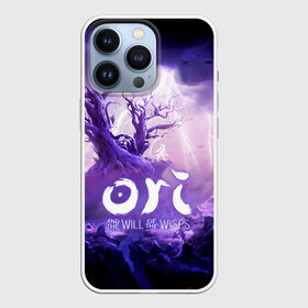 Чехол для iPhone 13 Pro с принтом Ori and the Will of the Wisps в городе Новоалтайск,  |  | adventure | computer game | lightning | ori | ori and the will of the wisps | rain | spirit of the forest | tree | дерево | дождь | дух леса | компьютерная игра | молния | ори | ори и блуждающие огоньки | приключения