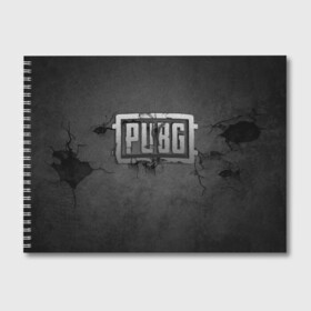 Альбом для рисования с принтом PUBG STONE | ПАБГ КАМЕНЬ в городе Новоалтайск, 100% бумага
 | матовая бумага, плотность 200 мг. | Тематика изображения на принте: battlegrounds | playerunknowns | pubg | згип | игра | камень | компьютерная игра | пабг | пубг | текстура | трещины | шутер