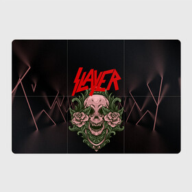 Магнитный плакат 3Х2 с принтом SLAYER | УБИЙЦА (Z) в городе Новоалтайск, Полимерный материал с магнитным слоем | 6 деталей размером 9*9 см | Тематика изображения на принте: rock | slayer | грув метал | джеф ханнем | керри кинг | ню метал | рок | трэш метал