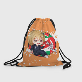 Рюкзак-мешок 3D с принтом Yachi Hitoka | Haikyu | Волейбол (Z) в городе Новоалтайск, 100% полиэстер | плотность ткани — 200 г/м2, размер — 35 х 45 см; лямки — толстые шнурки, застежка на шнуровке, без карманов и подкладки | haikuu | haikyu | haikyuu | yachi hitoka | волейбол | спортивная манга | хайку | хайкю