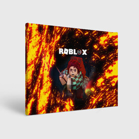 Холст прямоугольный с принтом ROBLOX | SLAYER DEMON | ЗЕНИТЦУ (Z) в городе Новоалтайск, 100% ПВХ |  | Тематика изображения на принте: game | gamer | logo | minecraft | roblox | simulator | slayer demon | zenitsu | зенитцу | зеницу | игра | конструктор | лого | роблок | роблокс | симулятор | строительство | фигура