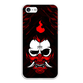 Чехол для iPhone 5/5S матовый с принтом DEMON | CYBERPUNK 2077 | КИБЕРПАНК (Z) в городе Новоалтайск, Силикон | Область печати: задняя сторона чехла, без боковых панелей | cd project red | cyberpunk 2077 | demon | keanu reeves | samurai | vi | арасака | ви | демон | киану ривз | киберпанк 2077 | найт сити | самураи
