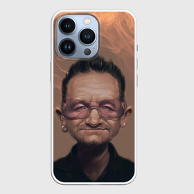 Чехол для iPhone 13 Pro с принтом БОНО | U2 | Ю ТУ (Z) в городе Новоалтайск,  |  | bono | u2 | альтернативный рок | боно | боно эдж | дэнс рок | постпанк | рок | софт рок | ю ту