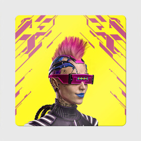 Магнит виниловый Квадрат с принтом CYBERPUNK 2077 | КИБЕРПАНК (Z) в городе Новоалтайск, полимерный материал с магнитным слоем | размер 9*9 см, закругленные углы | Тематика изображения на принте: cd project red | cyberpunk 2077 | keanu reeves | samurai | vi | арасака | ви | киану ривз | киберпанк 2077 | найт сити | самураи