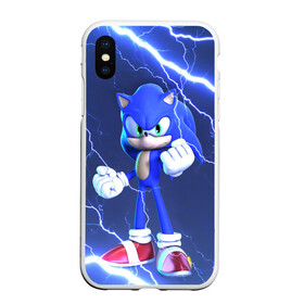 Чехол для iPhone XS Max матовый с принтом SONIC | СОНИК | СИНИЙ ЁЖ (Z) в городе Новоалтайск, Силикон | Область печати: задняя сторона чехла, без боковых панелей | blaze the cat | hedgehog | sega | silver | sonic | speed sonic | быстрый ёж | ёж соник | метал соник | сега | сильвер | синий ёж | соник