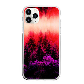 Чехол для iPhone 11 Pro матовый с принтом КРАСНАЯ ОСЕНЬ в городе Новоалтайск, Силикон |  | деревья | лес | листья | осень | отражение