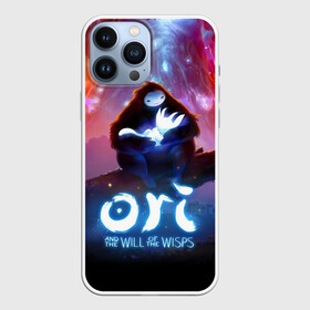 Чехол для iPhone 13 Pro Max с принтом Ori and the Will of the Wisps в городе Новоалтайск,  |  | Тематика изображения на принте: adventure | asleep | forest spirit | naru | night | ori and the will of the wisps | orient | pc game | volcanic eruption | дух леса | извержение вулкана | компьютерная игра | нару | ночь | ори | ори и блуждающие огоньки | приключения | спит