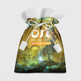 Подарочный 3D мешок с принтом Ori and the Will of the Wisps в городе Новоалтайск, 100% полиэстер | Размер: 29*39 см | Тематика изображения на принте: adventure | forest spirit | night | ori | ori and the will of the wisps | pc game | shimmer | tree | дерево | дух леса | компьютерная игра | мерцание | ночь | ори | ори и блуждающие огоньки | приключения