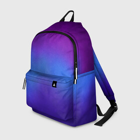 Рюкзак 3D с принтом Leather gradient в городе Новоалтайск, 100% полиэстер | лямки с регулируемой длиной, сверху петелька, чтобы рюкзак можно было повесить на вешалку. Основное отделение закрывается на молнию, как и внешний карман. Внутри два дополнительных кармана, один из которых закрывается на молнию. По бокам два дополнительных кармашка | градиент | кожа | кожа градиент | кожанная куртка | синие тона | синий градиент | текстура