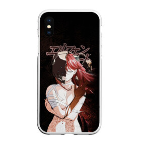Чехол для iPhone XS Max матовый с принтом Люси Эльфийская песнь в городе Новоалтайск, Силикон | Область печати: задняя сторона чехла, без боковых панелей | Тематика изображения на принте: elfen lied | lucy | nyu | диклониус | люси | ню | эльфийская песнь