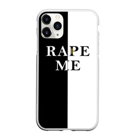 Чехол для iPhone 11 Pro матовый с принтом Rape Me | Kurt Cobain (+спина) (Z) в городе Новоалтайск, Силикон |  | cobain | kurt | kurt donald cobain | nirvana | rape me | rock | smile | альтернативный рок | гранж | дэйв грол | крист новоселич | курт кобейн | нирвана | рок | смайл