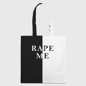 Шоппер 3D с принтом Rape Me | Kurt Cobain (+спина) (Z) в городе Новоалтайск, 100% полиэстер | Плотность: 200 г/м2; Размер: 34×35 см; Высота лямок: 30 см | cobain | kurt | kurt donald cobain | nirvana | rape me | rock | smile | альтернативный рок | гранж | дэйв грол | крист новоселич | курт кобейн | нирвана | рок | смайл