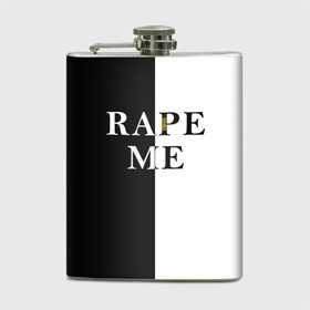 Фляга с принтом Rape Me | Kurt Cobain (+спина) (Z) в городе Новоалтайск, металлический корпус | емкость 0,22 л, размер 125 х 94 мм. Виниловая наклейка запечатывается полностью | cobain | kurt | kurt donald cobain | nirvana | rape me | rock | smile | альтернативный рок | гранж | дэйв грол | крист новоселич | курт кобейн | нирвана | рок | смайл