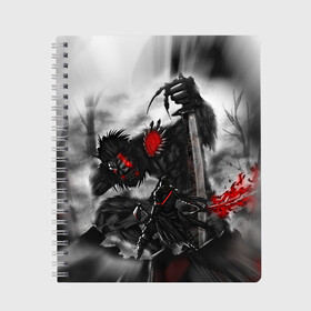 Тетрадь с принтом Sekiro shadows die twice (+спина) (Z) в городе Новоалтайск, 100% бумага | 48 листов, плотность листов — 60 г/м2, плотность картонной обложки — 250 г/м2. Листы скреплены сбоку удобной пружинной спиралью. Уголки страниц и обложки скругленные. Цвет линий — светло-серый
 | Тематика изображения на принте: sekiro shadows die twice | дзу дай то вайсу | миядзаки | сэкиро сядо | тени умирают дважды
