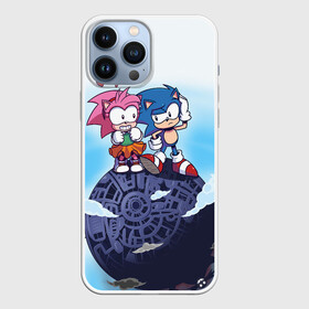 Чехол для iPhone 13 Pro Max с принтом SONIC | AMY ROSE (Z) в городе Новоалтайск,  |  | Тематика изображения на принте: amy rose | blaze the cat | hedgehog | sega | silver | sonic | speed sonic | быстрый ёж | ёж соник | метал соник | сега | сильвер | синий ёж | соник