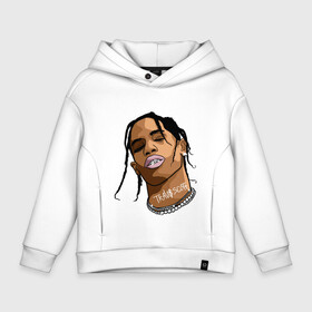 Детское худи Oversize хлопок с принтом TRAVIS SCOTT | ASTROWORLD (Z) в городе Новоалтайск, френч-терри — 70% хлопок, 30% полиэстер. Мягкий теплый начес внутри —100% хлопок | боковые карманы, эластичные манжеты и нижняя кромка, капюшон на магнитной кнопке | astroworld | hip hop | rap | travis scott | wish you were here | астроворд | астроворлд | дрейк | кид кади | реп | рэп | стиви уандер | тревис скот | фрэнк оушен