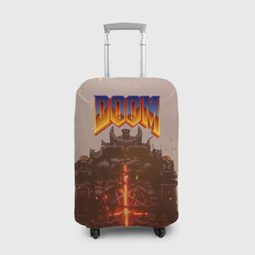 Чехол для чемодана 3D с принтом DOOM | ДУМ (Z) в городе Новоалтайск, 86% полиэфир, 14% спандекс | двустороннее нанесение принта, прорези для ручек и колес | demons | devil | doom | doom eternal | doom slayer | doomguy | hell | slayer | ад | вега | демоны | дум | икона греха | какодемон | манкубус | солдат рока | элементаль боли