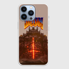 Чехол для iPhone 13 Pro с принтом DOOM | ДУМ (Z) в городе Новоалтайск,  |  | demons | devil | doom | doom eternal | doom slayer | doomguy | hell | slayer | ад | вега | демоны | дум | икона греха | какодемон | манкубус | солдат рока | элементаль боли