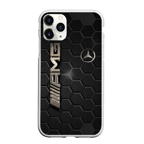 Чехол для iPhone 11 Pro Max матовый с принтом MERCEDES LOGO BRONZE в городе Новоалтайск, Силикон |  | Тематика изображения на принте: amg | mercedes | авто | автомобиль | иномарка | логотип | машина | мерс | мерседес | соты | стальная броня | текстура