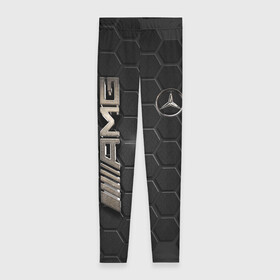 Леггинсы 3D с принтом MERCEDES LOGO BRONZE в городе Новоалтайск, 80% полиэстер, 20% эластан | Эластичный пояс, зауженные к низу, низкая посадка | amg | mercedes | авто | автомобиль | иномарка | логотип | машина | мерс | мерседес | соты | стальная броня | текстура