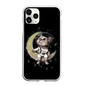 Чехол для iPhone 11 Pro Max матовый с принтом КОТИК НА ЛУНЕ в городе Новоалтайск, Силикон |  | astronawt | cat | dark | music | night | space | stars | астронавт | животные | звезды | звери | космонавт | космос | кот | котик | музыка | ночь | плеер | скафандр