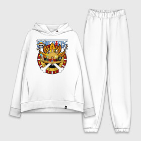 Женский костюм хлопок Oversize с принтом Таузенд Санни   Пираты Соломенной Шляпы | One Piece в городе Новоалтайск,  |  | anime | manga | one piece | аниме | большой куш | ван пис | весёлый роджер | вон пис | король пиратов | логотип | манга | монки д. луффи | мугивары | перекрещённый костями | пират | пиратский флаг