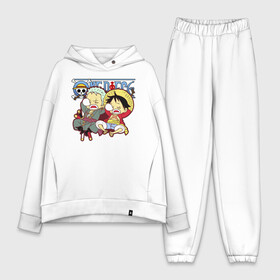 Женский костюм хлопок Oversize с принтом Малыши Зоро и Луффи One Piece в городе Новоалтайск,  |  | anime | manga | monkey d. luffy | one piece | zoro roronoa | аниме | большой куш | ван пис | вон пис | зородзюро | луфи | луффи | манга | манки д. луффи | мечник | мугивара | охотник на пиратов | пират | ронин | ророноа зоро