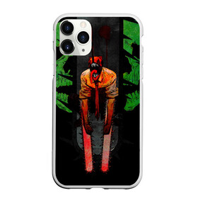 Чехол для iPhone 11 Pro матовый с принтом Дэндзи человек-бензопила в городе Новоалтайск, Силикон |  | anime | blood | chainsaw man | demon | denji | devil | monster | skull | аниме | демон | дьявол | дэндзи | кровь | монстр | человек бензопила | череп