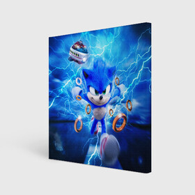 Холст квадратный с принтом SONIC | СИНИЙ ЁЖ (Z) в городе Новоалтайск, 100% ПВХ |  | Тематика изображения на принте: blaze the cat | hedgehog | sega | silver | sonic | speed sonic | быстрый ёж | ёж соник | метал соник | сега | сильвер | синий ёж | соник