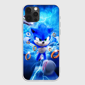 Чехол для iPhone 12 Pro Max с принтом SONIC | СИНИЙ ЁЖ (Z) в городе Новоалтайск, Силикон |  | blaze the cat | hedgehog | sega | silver | sonic | speed sonic | быстрый ёж | ёж соник | метал соник | сега | сильвер | синий ёж | соник