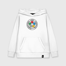 Детская толстовка хлопок с принтом Judo Federation в городе Новоалтайск, 100% хлопок | Круглый горловой вырез, эластичные манжеты, пояс, капюшен | Тематика изображения на принте: fighter | japan | judo | mma | sport | ufc | warrior | боец | бой | воин | дзюдо | дзюдоист | единоборства | карате | поединок | спорт | спортсмен | чемпион | япония