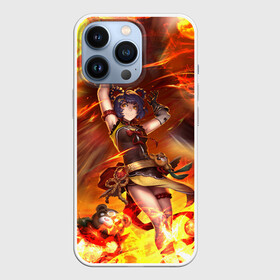 Чехол для iPhone 13 Pro с принтом Сян Лин | Genshin Impact (Z) в городе Новоалтайск,  |  | Тематика изображения на принте: aaa игра | breath of the wild | ubisoft | анемо | барбара | беннет | бэй доу | венти | гатя | геншин импакт | гео | гидро | дилюк | кли | нин гуан | ноэлль | рэйзор | сян лин | сянлин | электро