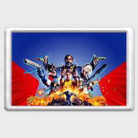 Магнит 45*70 с принтом Suicide Squad в городе Новоалтайск, Пластик | Размер: 78*52 мм; Размер печати: 70*45 | Тематика изображения на принте: bloodsport | comics | harley quinn | idris elba | john cena | margot robbie | ratcatcher | rick flag | shark | suicide squad | акула | бладспорт | джон сина | идрис эльба | комикс | крысолов | марго робби | рик флэг | харли квинн