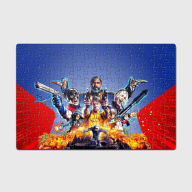 Головоломка Пазл магнитный 126 элементов с принтом Suicide Squad в городе Новоалтайск, полимерный материал с магнитным слоем | 126 деталей, размер изделия —  180*270 мм | bloodsport | comics | harley quinn | idris elba | john cena | margot robbie | ratcatcher | rick flag | shark | suicide squad | акула | бладспорт | джон сина | идрис эльба | комикс | крысолов | марго робби | рик флэг | харли квинн