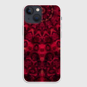 Чехол для iPhone 13 mini с принтом Модный абстрактный узор в городе Новоалтайск,  |  | абстрактный | калейдоскоп | красный | молодежный | популярный | современный | темный