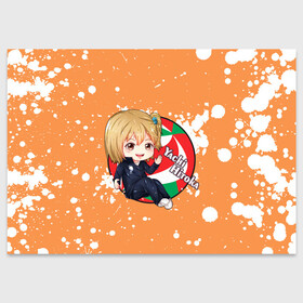 Поздравительная открытка с принтом Yachi Hitoka | Haikyu | Волейбол (Z) в городе Новоалтайск, 100% бумага | плотность бумаги 280 г/м2, матовая, на обратной стороне линовка и место для марки
 | haikuu | haikyu | haikyuu | yachi hitoka | волейбол | сёё | сёё хината | спортивная манга | хайку | хайкю | хината