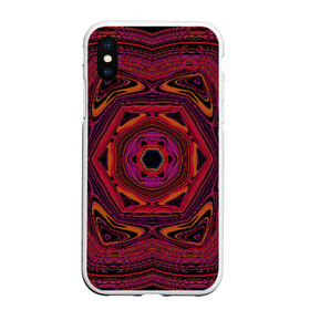 Чехол для iPhone XS Max матовый с принтом Абстрактный калейдоскоп в городе Новоалтайск, Силикон | Область печати: задняя сторона чехла, без боковых панелей | Тематика изображения на принте: абстракция | калейдоскоп | краски