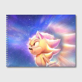 Альбом для рисования с принтом SONIC | СОНИК (Z) в городе Новоалтайск, 100% бумага
 | матовая бумага, плотность 200 мг. | blaze the cat | hedgehog | sega | silver | sonic | speed sonic | быстрый ёж | ёж соник | метал соник | сега | сильвер | синий ёж | соник