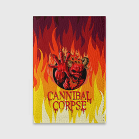 Обложка для паспорта матовая кожа с принтом Cannibal Corpse | Труп Канниба в городе Новоалтайск, натуральная матовая кожа | размер 19,3 х 13,7 см; прозрачные пластиковые крепления | Тематика изображения на принте: cannibal | cannibal corpse | corpse | death metal | deathgrind | алекс уэбстер | брутальный дэт метал | дэт метал | дэтграйнд | пол мазуркевич | роб барретт | труп каннибала