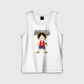 Детская майка хлопок с принтом Луффи One Piece. Большой куш в городе Новоалтайск,  |  | Тематика изображения на принте: anime | manga | monkey d. luffy | one piece | аниме | большой куш | ван пис | вон пис | капитан | король пиратов | луси | луфи | луффи | луффи но уми | луффи таро | манга | манки д. луффи | мугивара | пират | пятый император