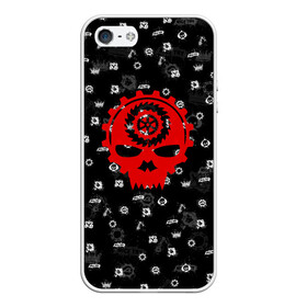 Чехол для iPhone 5/5S матовый с принтом GEARS OF WAR | ПАТТЕРН | ШЕСТЕРЕНКИ (Z) в городе Новоалтайск, Силикон | Область печати: задняя сторона чехла, без боковых панелей | Тематика изображения на принте: gears | gears 5 | gears of war | gears of war 5 | имульсия | механизмы войны | шестерёнка | шестерёнки | шестерня