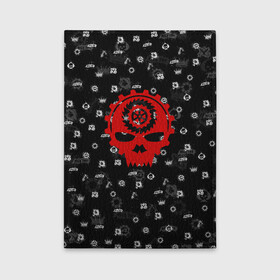Обложка для автодокументов с принтом GEARS OF WAR | ПАТТЕРН | ШЕСТЕРЕНКИ (Z) в городе Новоалтайск, натуральная кожа |  размер 19,9*13 см; внутри 4 больших “конверта” для документов и один маленький отдел — туда идеально встанут права | gears | gears 5 | gears of war | gears of war 5 | имульсия | механизмы войны | шестерёнка | шестерёнки | шестерня