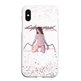 Чехол для iPhone XS Max матовый с принтом КЛИНКИ БОГОМОЛА | CYBERPUNK 2077 (Z) в городе Новоалтайск, Силикон | Область печати: задняя сторона чехла, без боковых панелей | Тематика изображения на принте: cd project red | cyberpunk 2077 | demon | keanu reeves | samurai | vi | арасака | ви | демон | киану ривз | киберпанк 2077 | найт сити | самураи